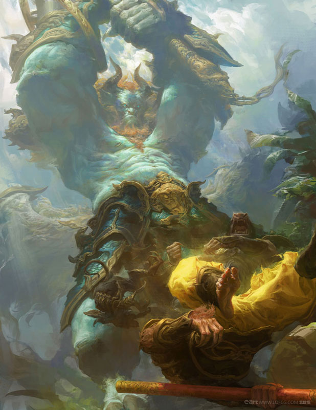 digital painting by Fenghua Zhong