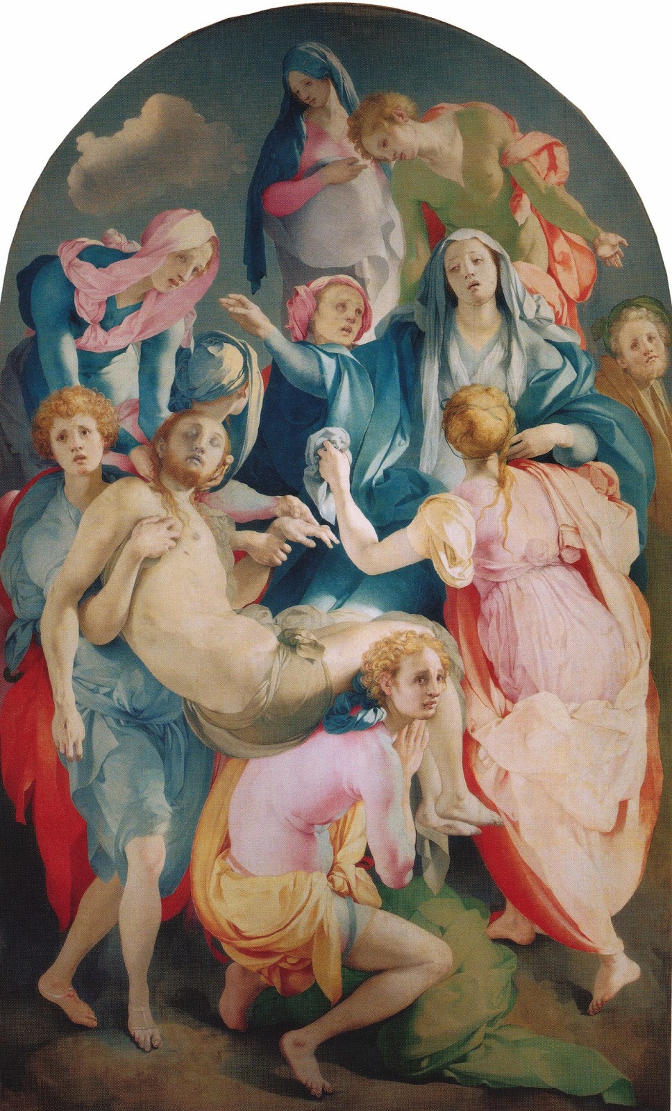 image of a painting by Pontormo