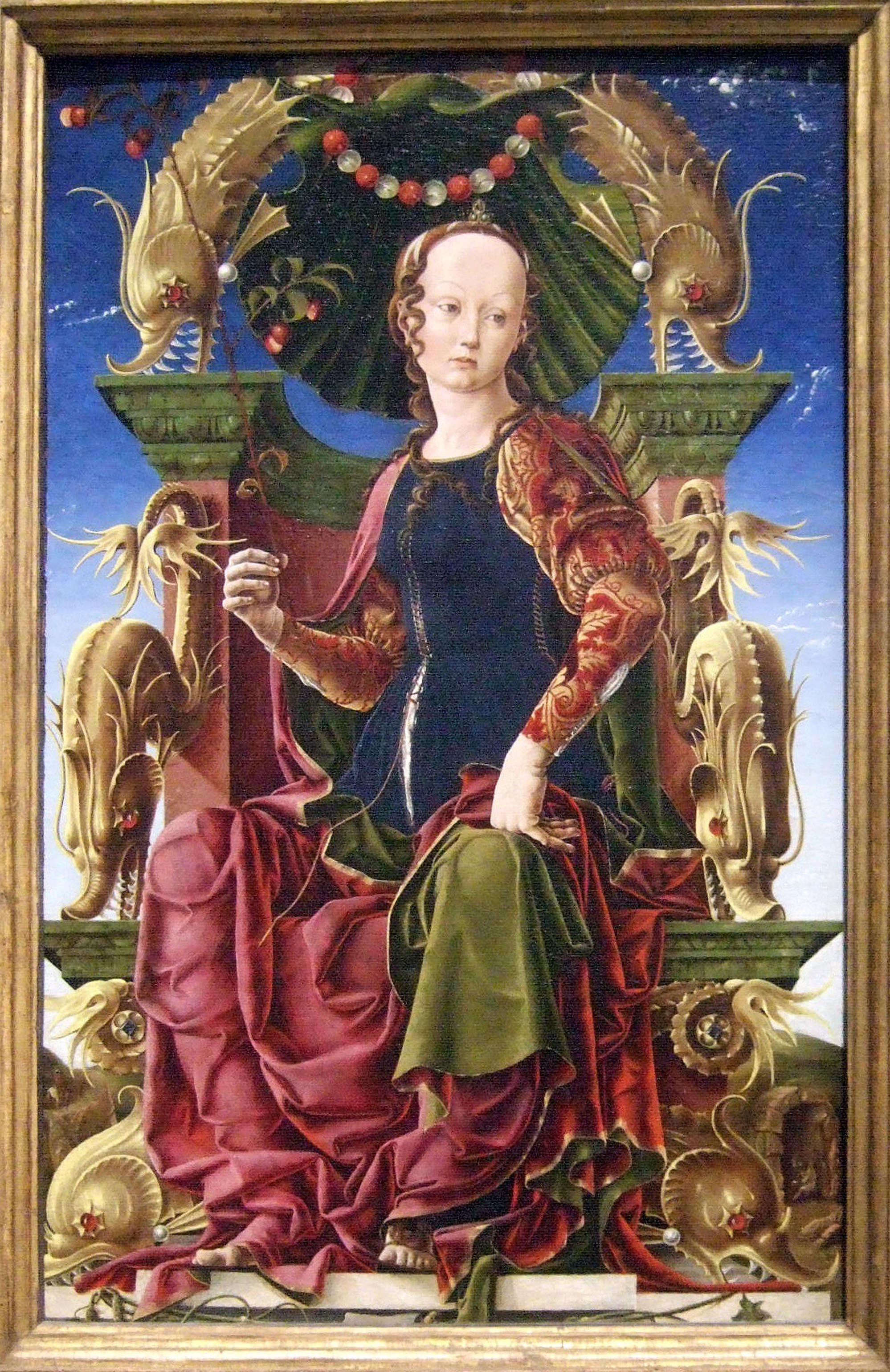 image of a painting by Tura