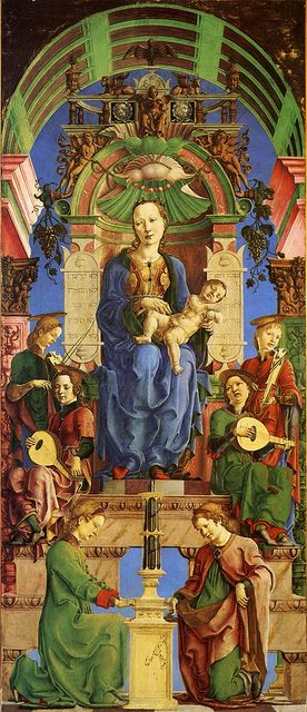 image of a painting by Tura