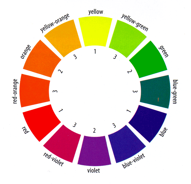 graphic of a color wheel