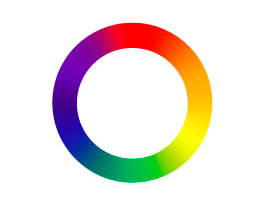 graphic of a color wheel