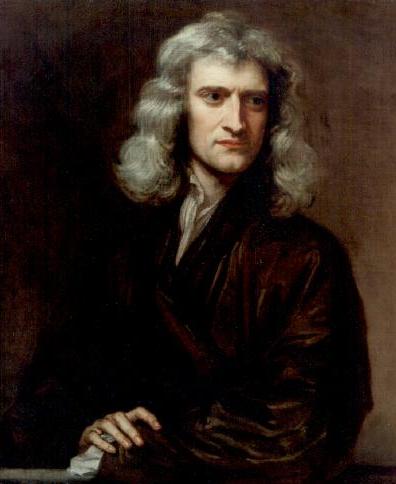 paintimg of Sir Isaac Newton