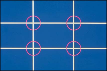 photo with 1/3 lines overlaid on top