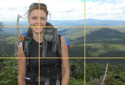 photo with 1/3 lines overlaid on top