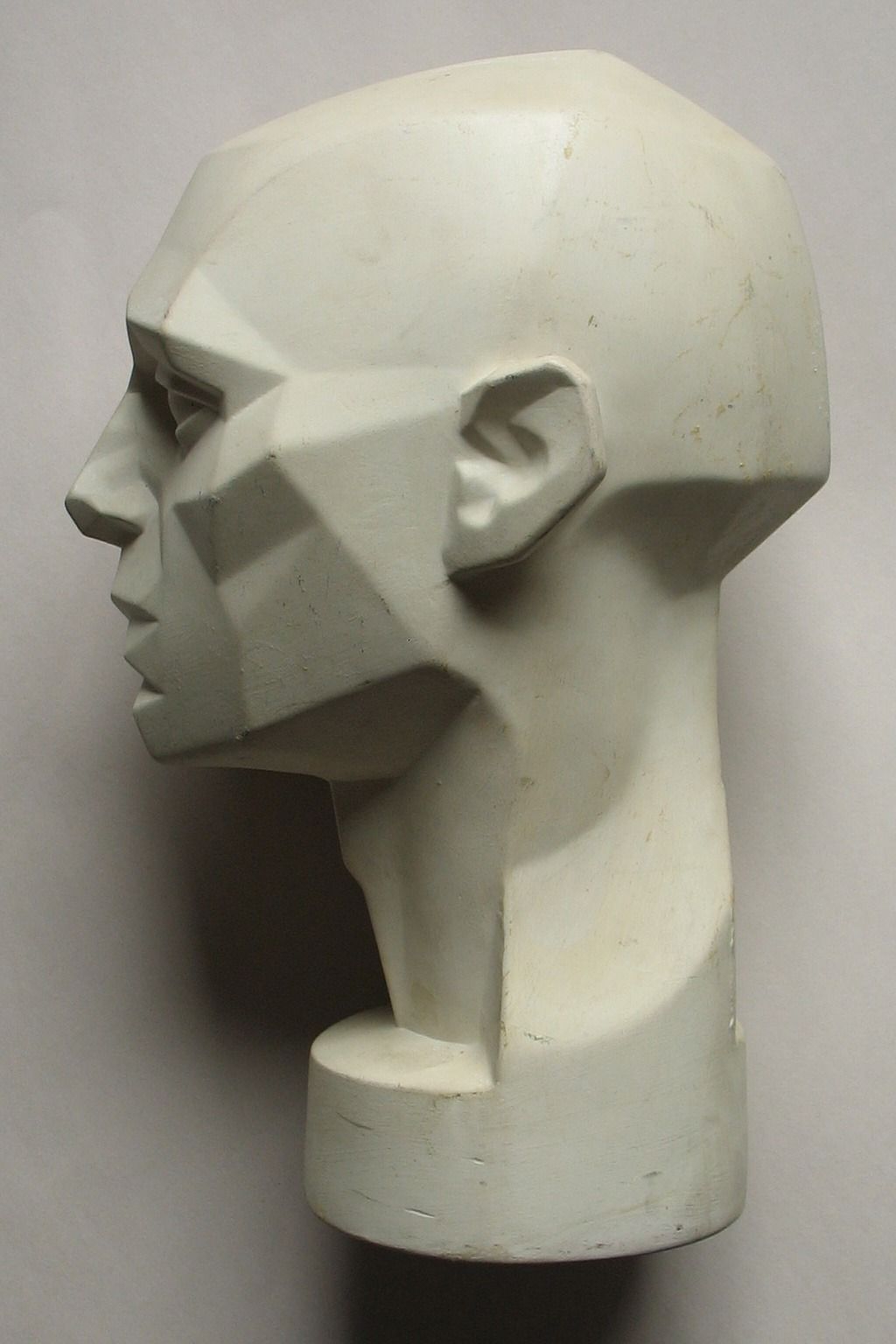 photo of a model of a human head