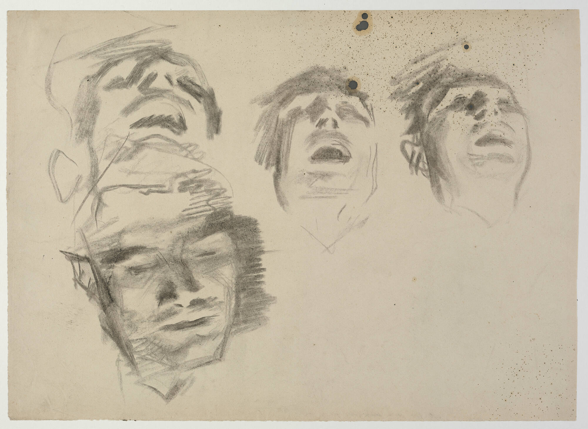 image of a preparatory drawing for the painting El Jaleo