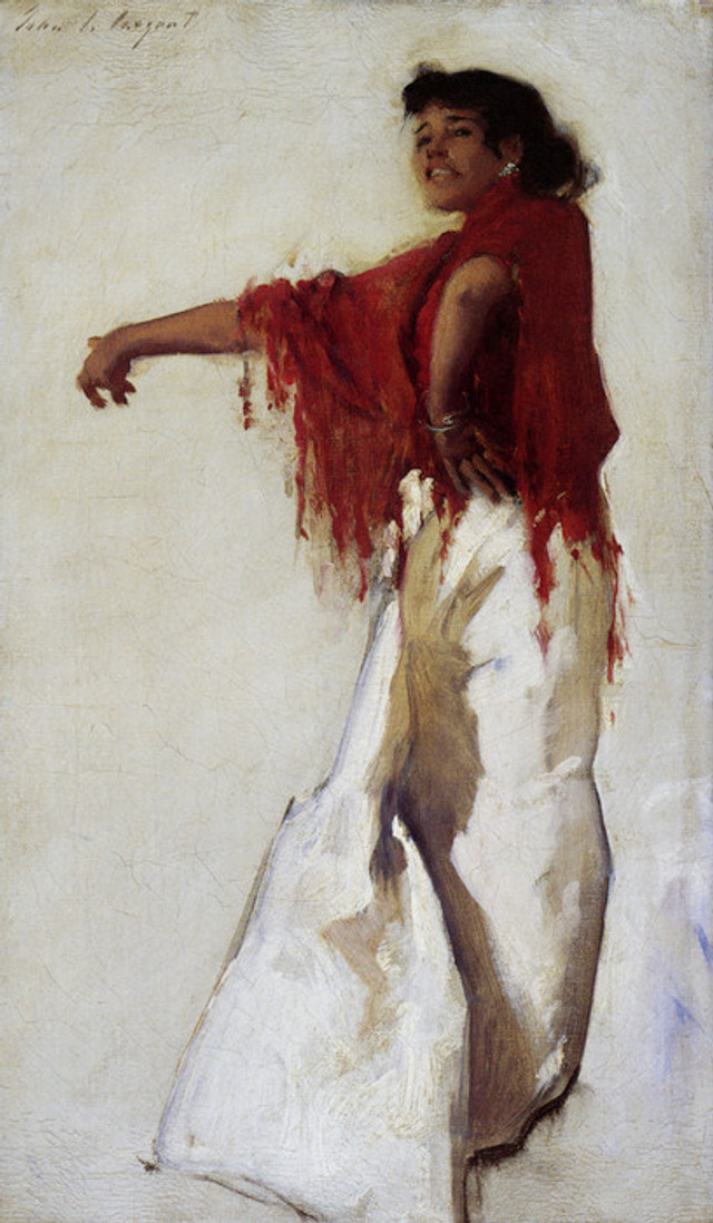 image of the painting Spanish Gypsy Dancer
