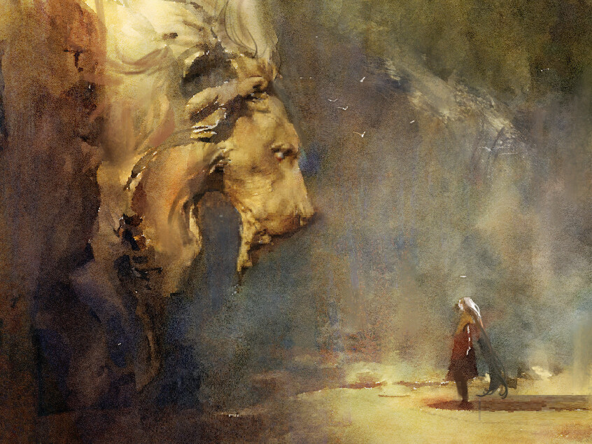 watercolor painting by Entei Ryu