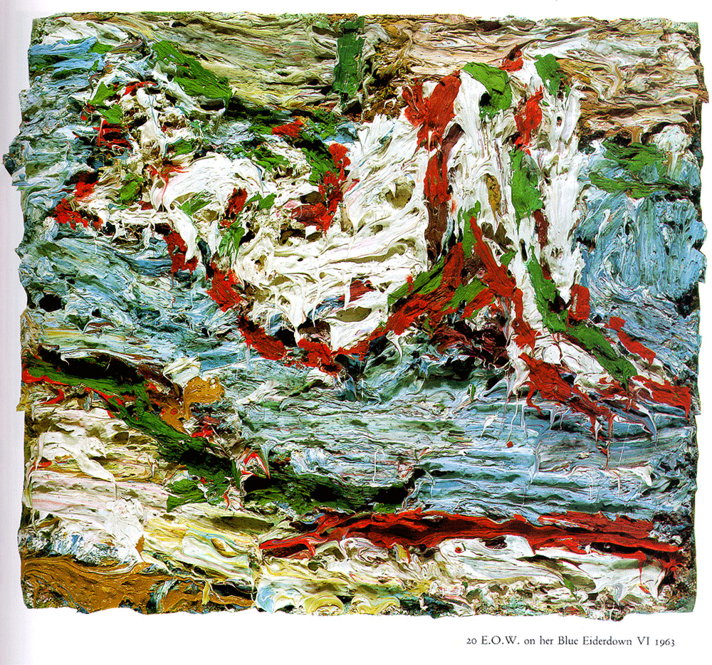 oil painting by Frank Auerbach